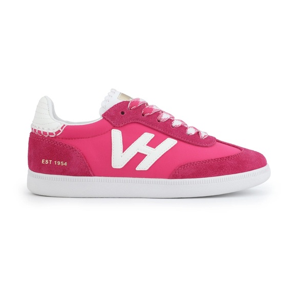 NWT VINTAGE HAVANA Womens Crisp Lace Up Sneakers Shoes Casual - Pink Sz 8,5 - Picture 2 of 10
